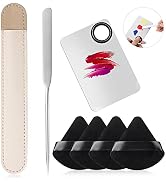 Makeup Spatula Korean Powder Puff Set, Etercycle 7 in 1 Professional Cosmetic Palette Korean Spat...
