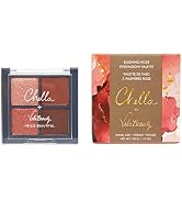 Chella Blushing Rose Eyeshadow Palette, Travel Size Mini Eyeshadow