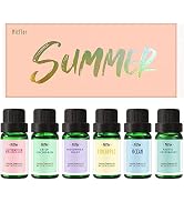 Summer Essential Oils for Diffusers for Home, MitFlor Fragrance Oil Set, Soap & Candle Making Sce...