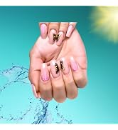 Coffin Medium | Gel Nail Tips Medium Length| NABulous Nails | Soft Gel Nail Tips | Full Cover & P...