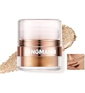 AKARY Shimmer Powder Highlighter Makeup, Golden Face Body Glow Pearl Highlighter Illuminator Body...