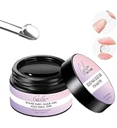 Gellen 30g Solid Nail Glue Gel for Press Ons, Long-Lasting Strong UV Gel Glue for Nail Tips and A...