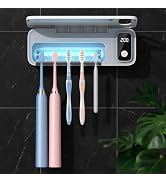 StarWin UV Toothbrush Sanitizer 5 Slots, Tooth Brush Sterilizer Cleaner Wall Mounted, Sterilizati...