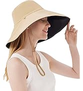 BENEUNDER Wide Brim Floppy Hats Reversible Bucket Hat UPF 50+ Beach Sun Hat