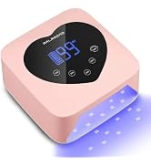 RALAMOND UV LED Nail Lamp, 72W Cordless UV Light for Gel Nails, Rechargeable Gel Lamp Nail Dryer ...