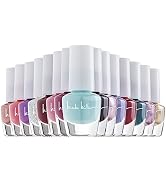 Nicole Miller Mini Nail Polish Set - 15 Glossy and Trendy Colors