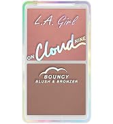 L.A. Girl On Cloud Nine Bouncy Blush Bronzer, Misty Mauve GBL500