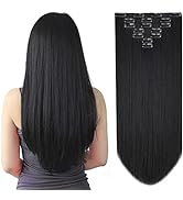 Black Hair Extension, Clip Hair Extensions 22