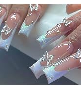 press on nails long coffin