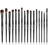 Jessup Eye Brushes Set, Vegan Makeup Brushes with Concealer Powder Eyeshadow Blending Eyeliner Sp...