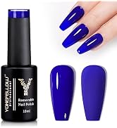 YOKE FELLOW Gel Nail Polish, 10ml Elegant Blue Soak Off UV LED Nail Gel Polish Nail Art Starter M...