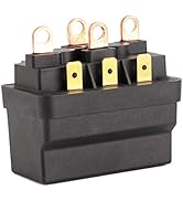 EVGATSAUTO 12V 120A Steel Winch Solenoid Relay Contactor, Universal Solenoid Relay for ATV UTV 4X...