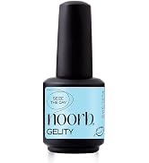 noorb beauty Baby Blue Gel Polish, Natural Gel Nail Polish with Organic Pigments, Soak Off UV Nai...
