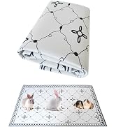 kathson Large Rabbit Cage Liner 78.7”×39.4” Guinea Pig Bedding Waterproof Bunny Washable Floor Ma...