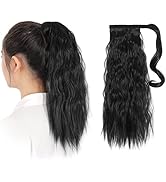 Curly Ponytail Extensions ,Clip Wrap Around Ponytails 18