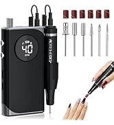 YOKE FELLOW Portable Nail Drill, Professional 40000RPM Nail File Manicure Drill Machine for Acryl...