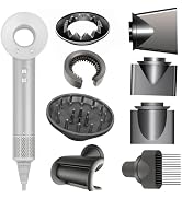 YTCHYYSK 8PCS Gentle Air Attachments/Diffuser/Styling/Concentrator/Filter Cleaning Brush/Wide too...