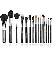Jessup Makeup Brushes 15 Pcs Makeup Brush Set Beauty Cosmetics Make Up Powder Concealer Eyeshadow...
