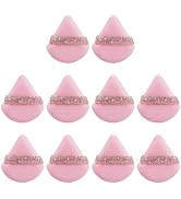 10 Pieces Soft Face Powder Puff Triangle Makeup Puff Cosmetic Foundation Sponge Wet &Dry Makeup T...
