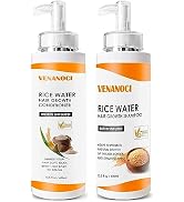 Revitalize Your Hair with Rice Water:Venanoci Hair Growth Shampoo and Conditioner for Women & Men...