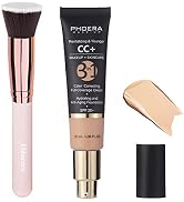 PHOERA CC+ Cream,Full Coverage Foundation,Color Correcting Cream,Anti Aging Hydrating Serum & SPF...