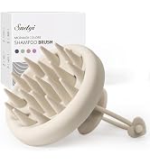 Sndyi Silicone Scalp Massager Shampoo Brush, Hair Scrubber with Soft Silicone Bristles, Scalp Scr...