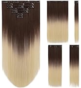 Blonde Hair Extensions,Clip Hair Extension Straight 22