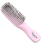Giorgio GIO2P Pink 6.25 inch Gentle Touch Detangler Hair Brush for Men Women and Kids. Soft Brist...