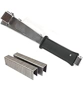 Air Locker A12-Kit Professional Hammer Tacker with T50 Staples 1/4 Inch (AT50-06), 3/8 Inch (AT50...