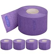 Disposable Barber Neck Paper- 5 Rolls & 500 Neck Strips, Barber Supplies for Salon Hair Styling (...