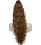 Wiginway Long Claw Ponytail Hair Extension One Piece Cute Clip in on Ponytail Jaw/Claw Synthetic ...