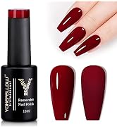 YOKE FELLOW Gel Nail Polish, 1 Pcs 10ml Red Soak Off Gel Polish Nail Art Manicure Salon DIY Gel N...
