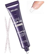 Gellen Semi Solid Nail Glue for Press ons, UV Nail Glue Gel for Nail Tips Acrylic Nails and Press...