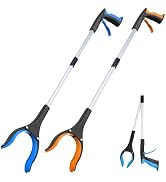 Grabber Reacher Tool - 32” Extra Long Foldable Gripper and Reaching Tool - Heavy Duty Pick Up Sti...