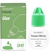 NAGARAKU Premium Mild Eyelash Extension Sensitive Glue 5ml/Odorless Non-irritant/4s Drying/Retent...