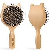 Hair Brush, BESTOOL Small Travel Hair Brushes for Women, Men or Kids, Wooden Toddler Boar Bristle...