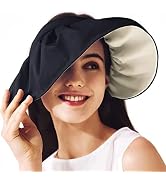 BENEUNDER Sun Hats for Women UPF 50+ Wide Brim Tennis Golf Beach Sun Visor