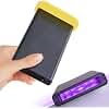 V Light Hair Extension Kit UV LED Hair Lamp Machine, Faster Wig Hair Extensions Glue Curing UV Dryer Gel Light, Rechargeable Hair Extension V Lights for Home Salon Hairdressing-Upgraded