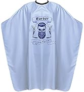 Easy Capes Professional by The Shave Factory, Barber Pattern, Satin Fabric, Hair Styling Cape, Ba...
