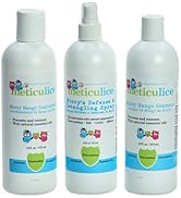 METICULICE Natural Head Shampoo, Conditioner, & Repel Spray - Prevención de piojos Effective Agai...