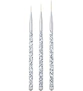 Tbestmax Professional Fine Nail Art Liner Brush UV Gel Painting Acrylic Nail Brushes Striping Bru...