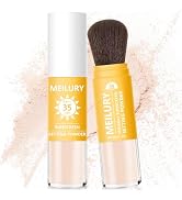 Meilury Sunscreen Setting Powder SPF 35, Mineral Brush Powder, Oil Control Natural Matte Finish L...