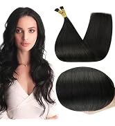 black hair extensions real human hair itip hair extensions human hair soft natural remy human hair