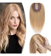 Rich Choices Hair Toppers for Women Real Human Hair 100% Human Hair Topper For Women Clip in Remy...