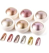 rose gold chrome nail powder