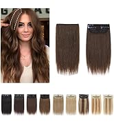 Short Hair Extensions Clip in Human Hair S-noilite 1PC 6 Inch Short Hair Pieces for Women Adding ...