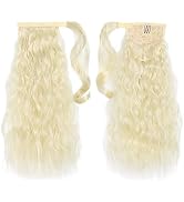 Ponytail Hair Extensions,HSPJHTM Blonde Ponytail Extension 18