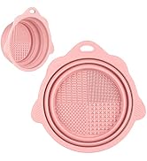 Foldable Silicone Makeup Brush Cleaner Bowl - Etercycle Portable Cleaning Tool for Brushes, Powde...