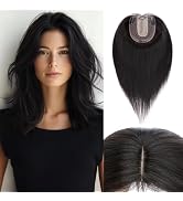 Rich Choices Hair Toppers for Women Real Human Hair 100% Human Hair Topper For Women Clip in Remy...