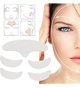 Skin Patches Silicone, 5Pcs Silicone Patch Various Shapes Reusable Washable Forehead Eye Face Pat...